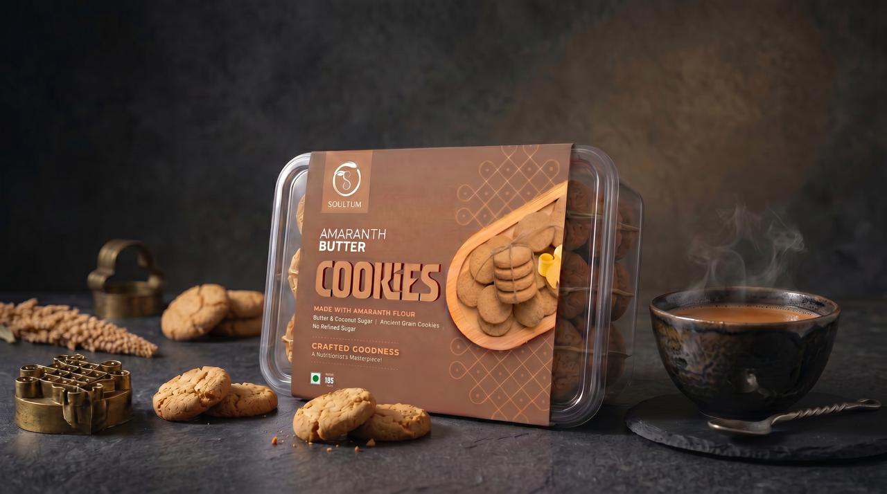Amaranth Butter Cookies